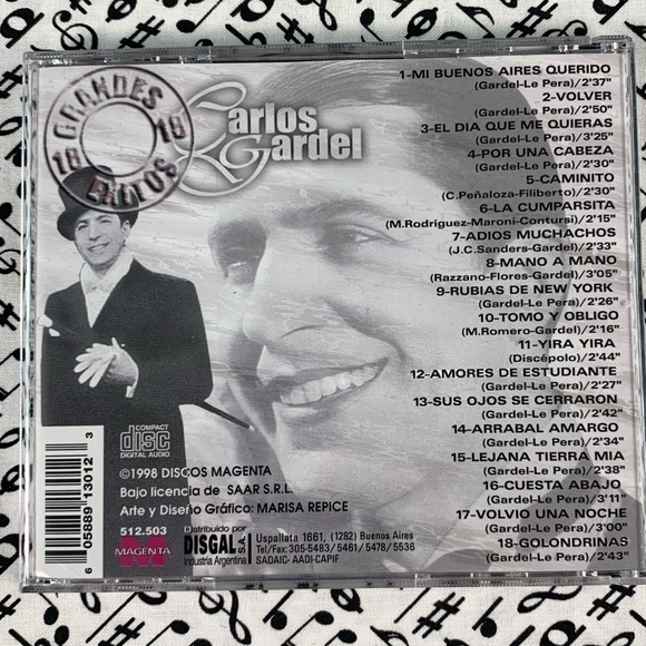Carlos Gardel CD. - Picture 2 of 7
